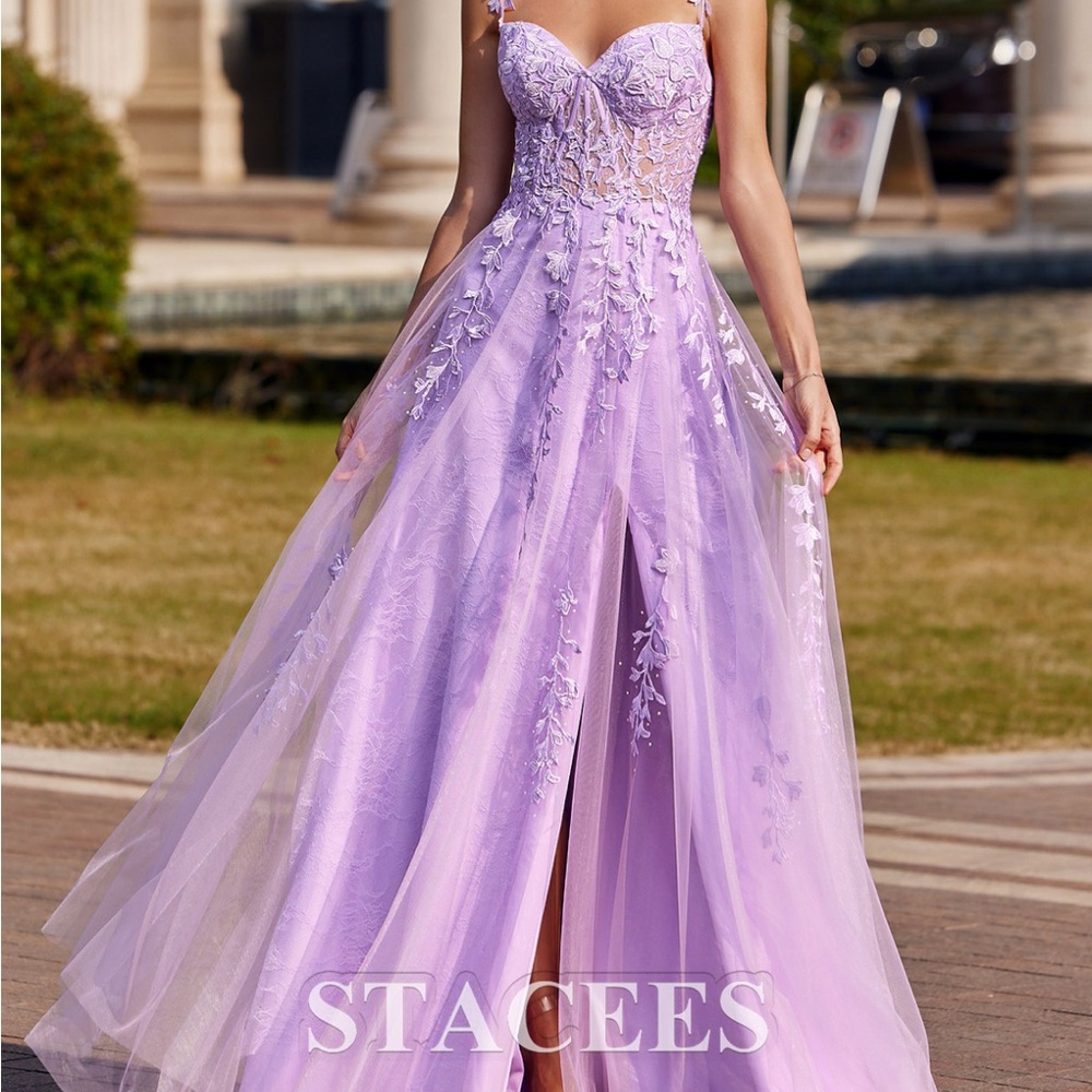 Lavender Prom Dress